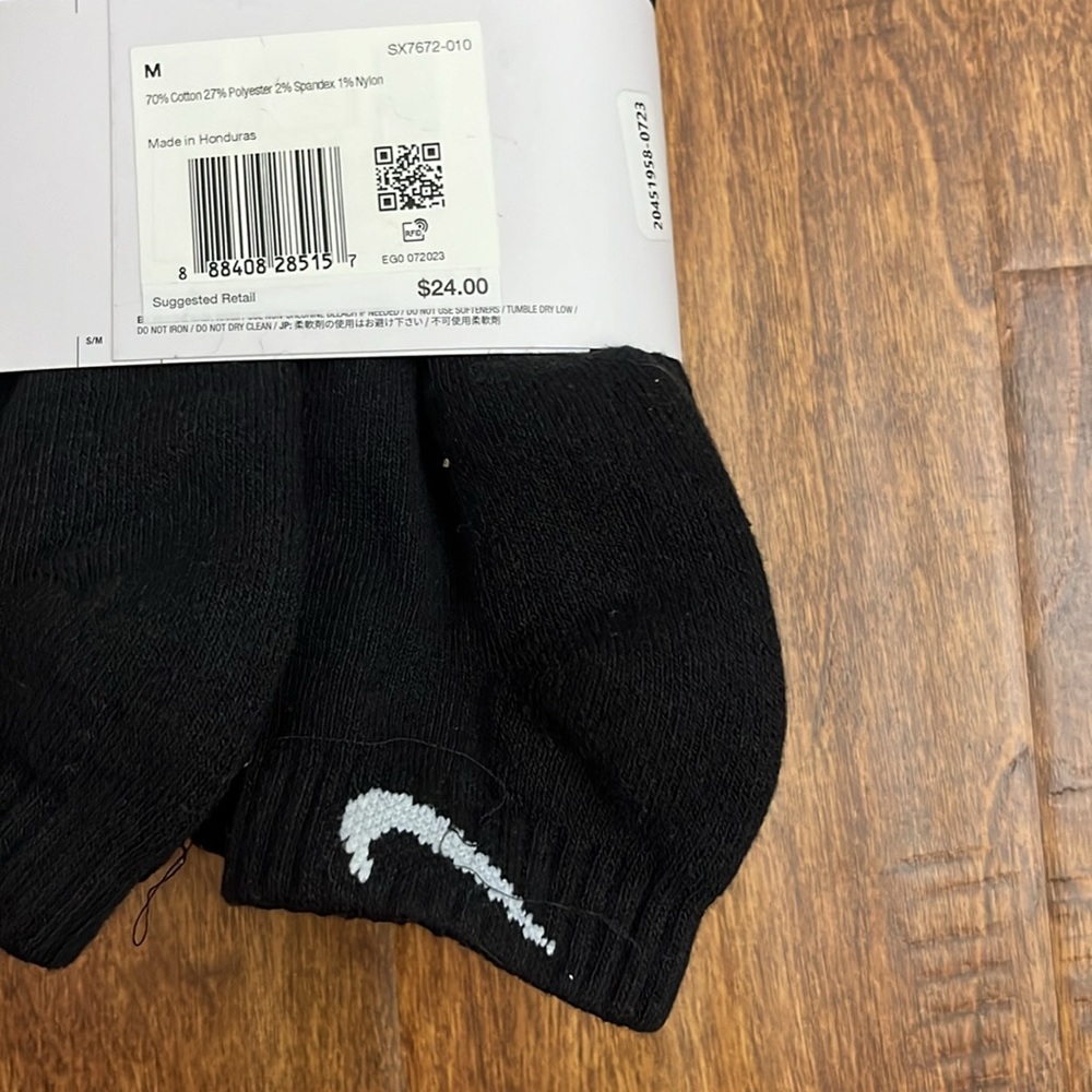 Nike Everyday Low Cotton Cushioned Socks 6 Pack - Picture 12 of 17